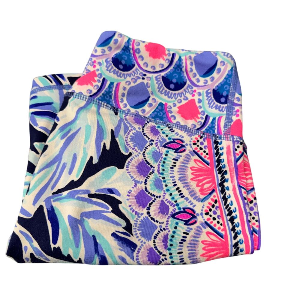 Lilly Pulitzer Luxletic Leggings Weekender Crop Flock Together Womens XS‎